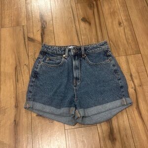 denim shorts